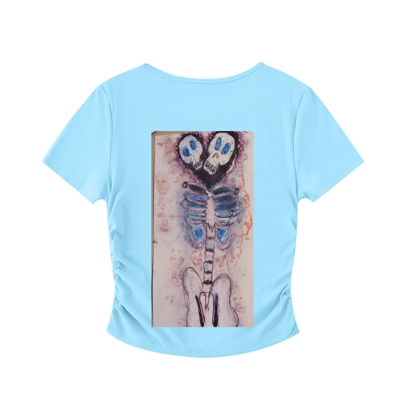 Ruched Bodycon Crop Top