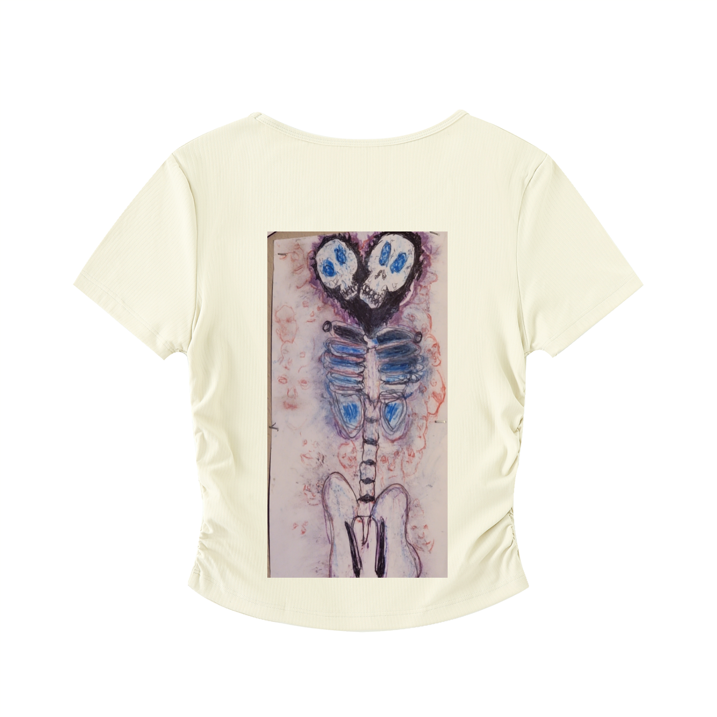 Ruched Bodycon Crop Top