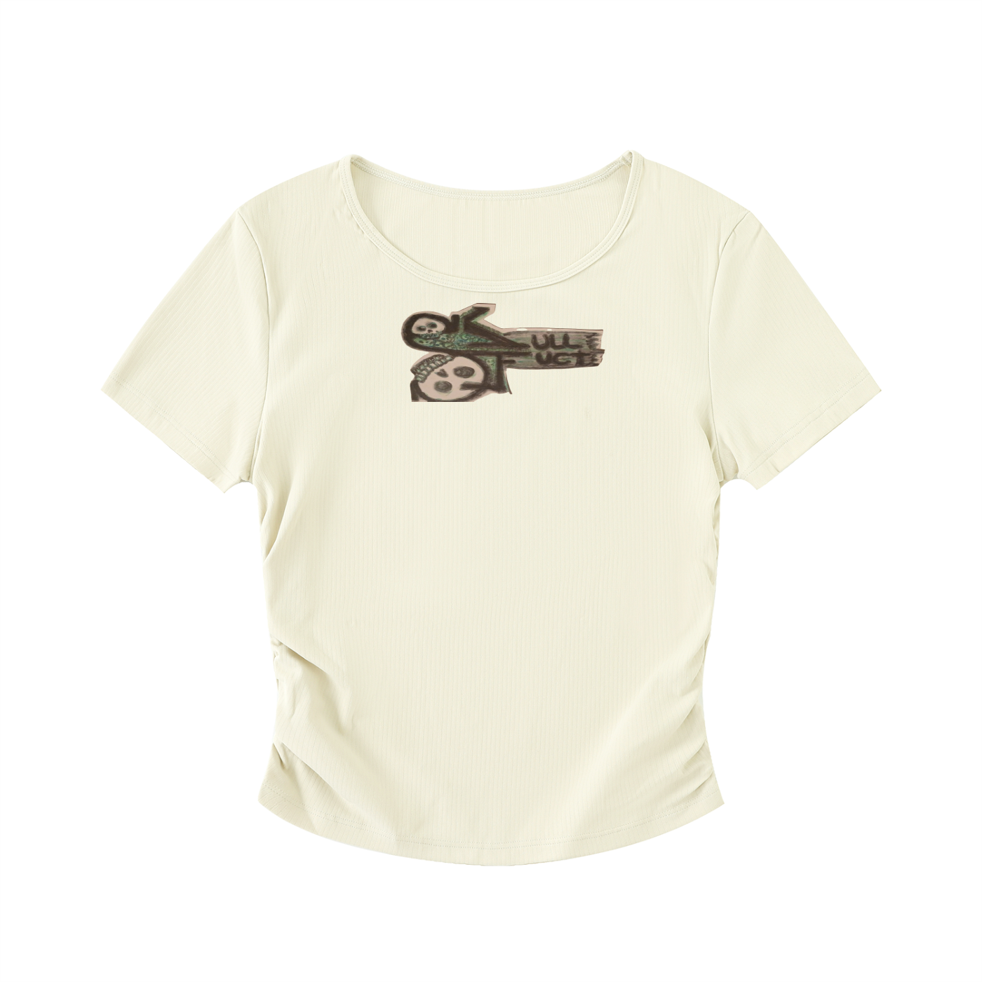 Ruched Bodycon Crop Top