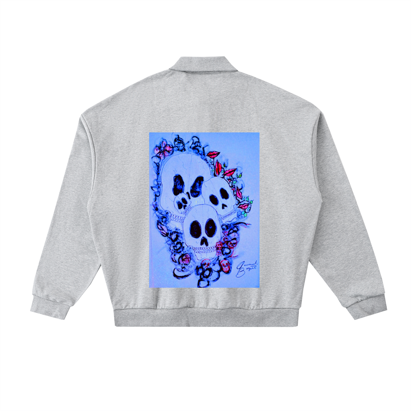 Heavyweight Fleece Polo Sweatshirt