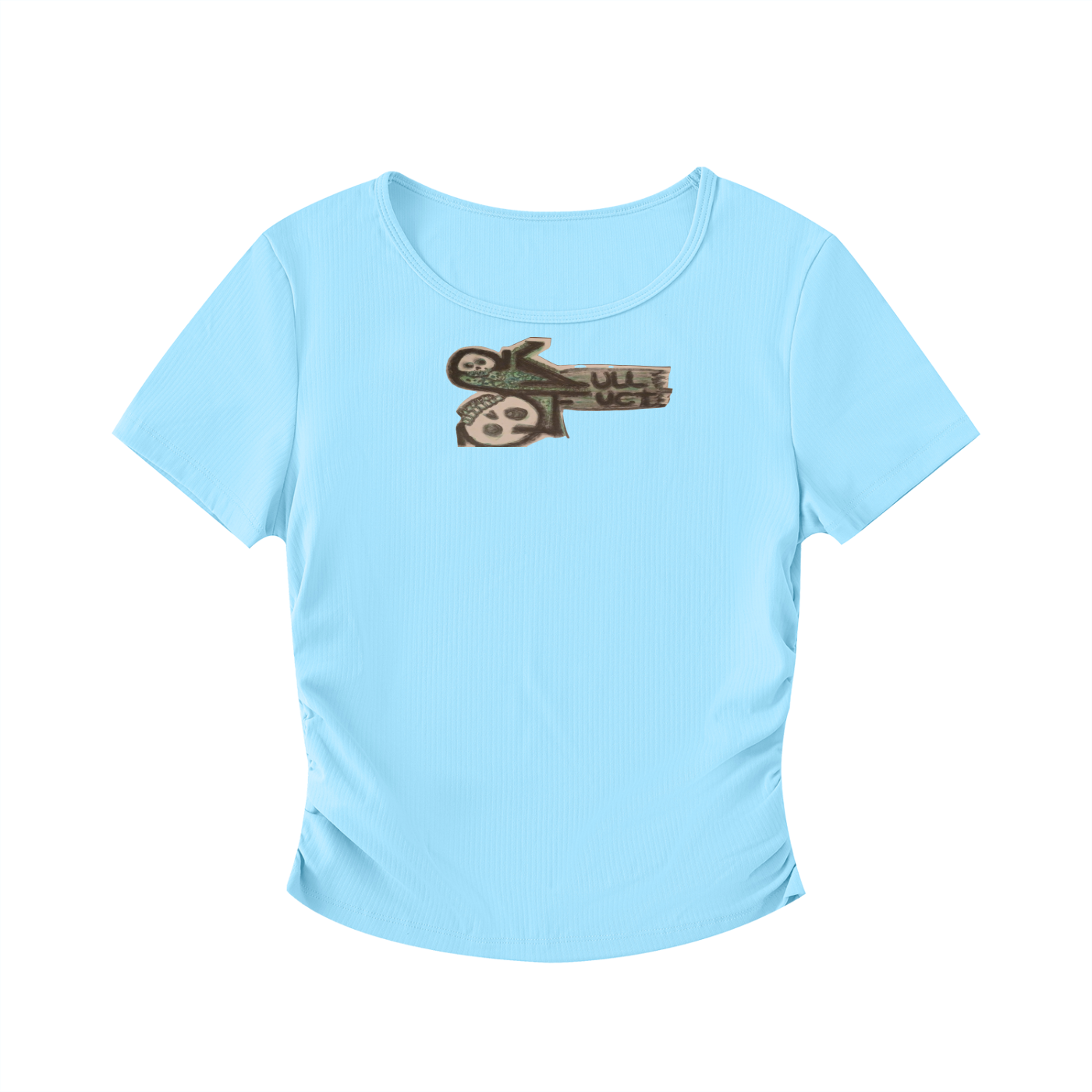 Ruched Bodycon Crop Top